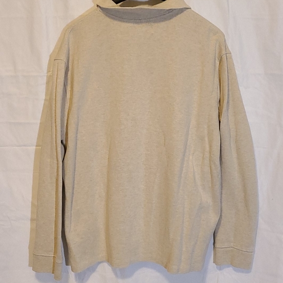 Cream Polo Ralph Lauren Quarter Zip Sweater - Picture 2 of 3